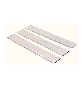 Front Surface Mirror Strips 8 inches long by 7/8 inches wide by 1.25mm thick - set of 3 strips main image