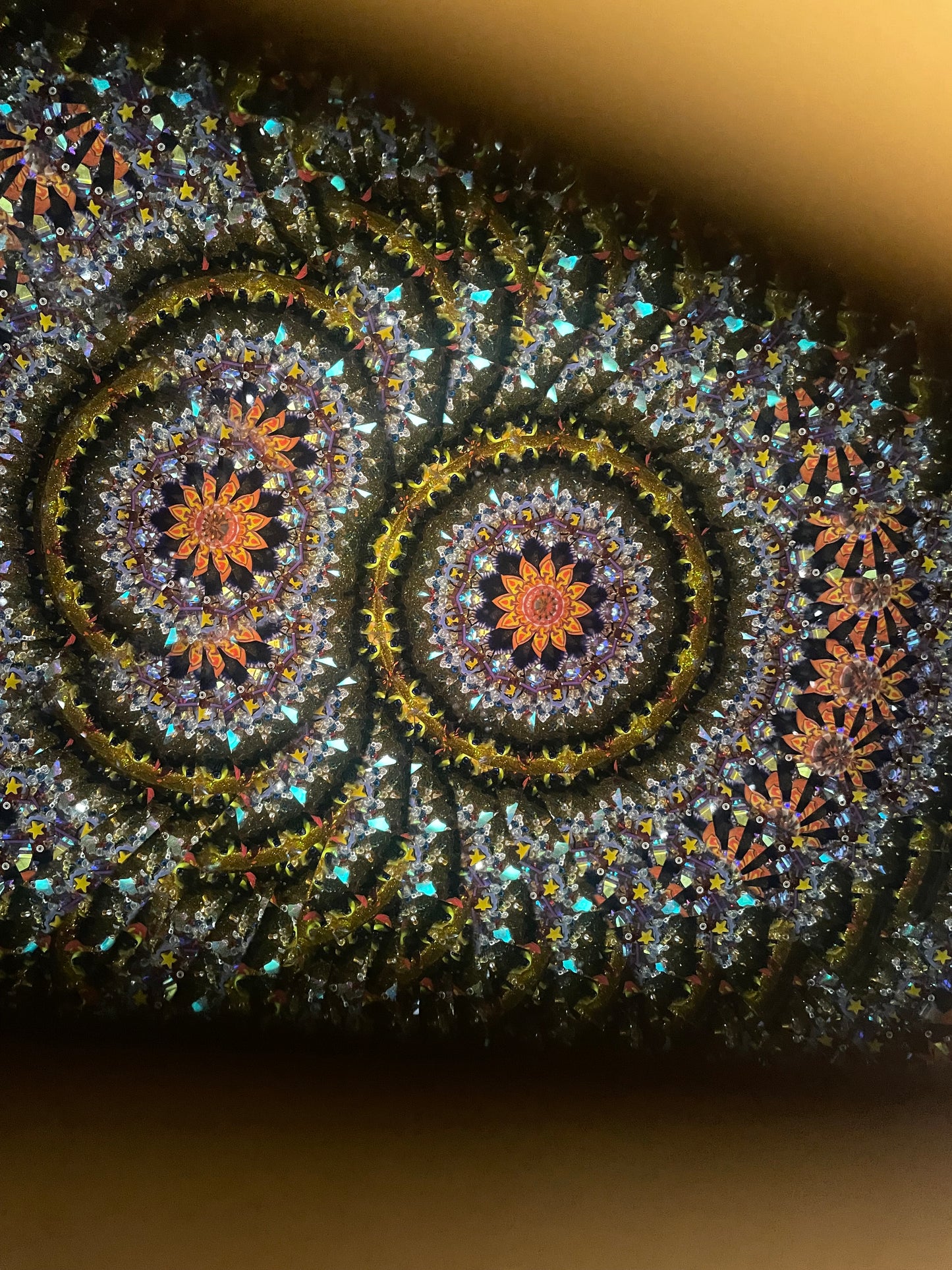 Wooden Kaleidoscope, "Hand Held Sapelli" by Carol and Mark Reynolds.