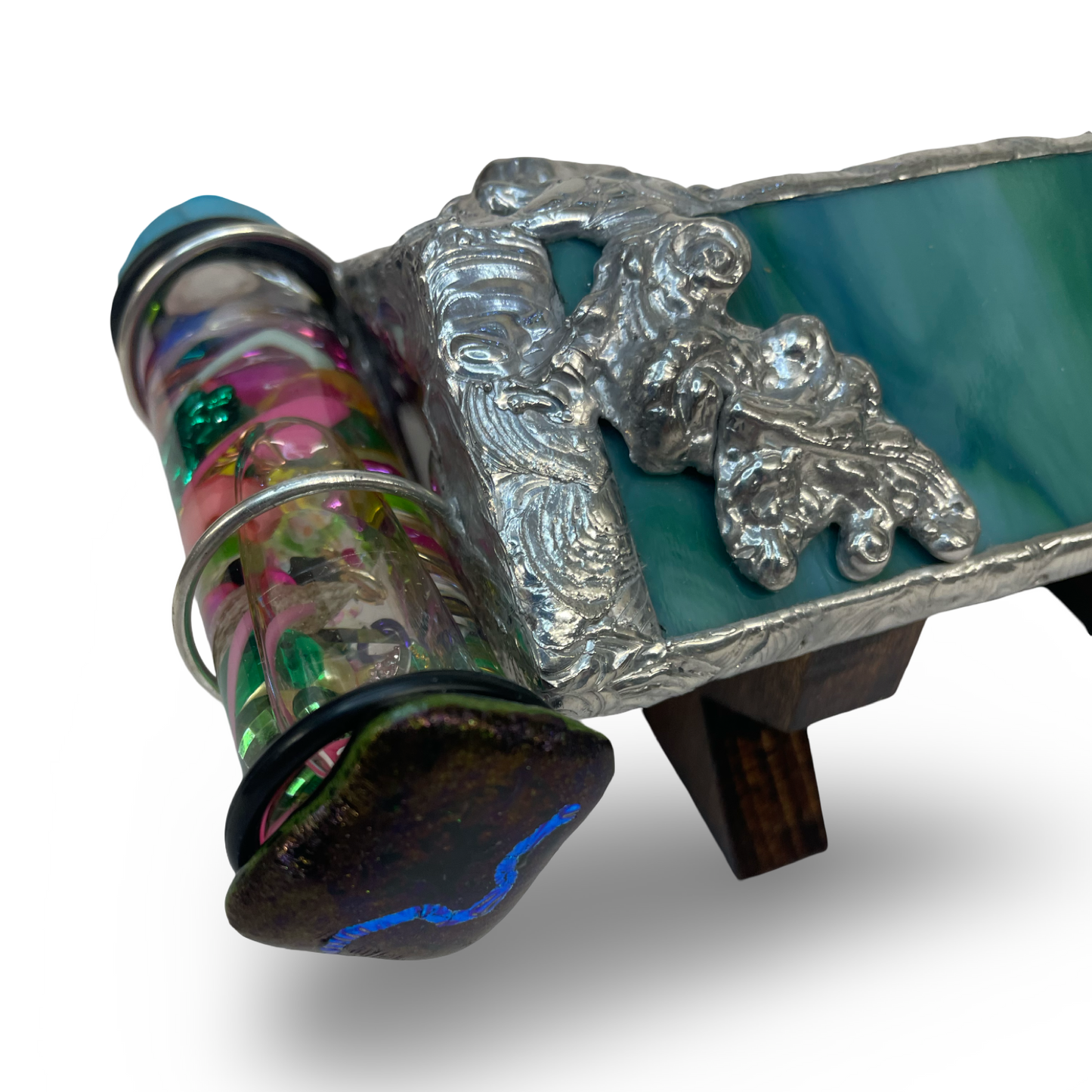 Diamond Stained Glass Kaleidoscope By Nancy and Alan Lindenmier