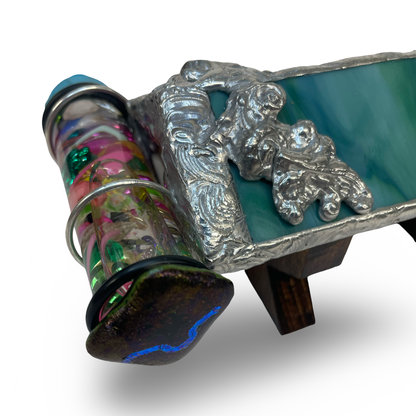 Diamond Stained Glass Kaleidoscope By Nancy and Alan Lindenmier