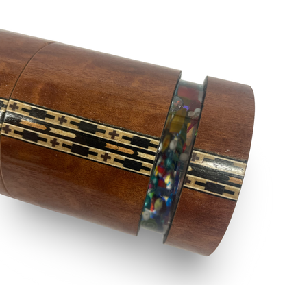 Wooden Kaleidoscope, "Hand Held Sapelli" by Carol and Mark Reynolds.