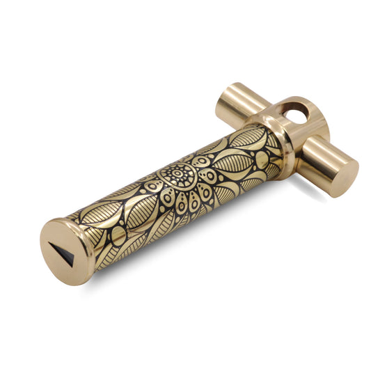 New for 2025! Brass Interchangeable "Brass Standing" with 1 DIY Fillable Cell by Artist Karl Schilling. KTU Exclusive.