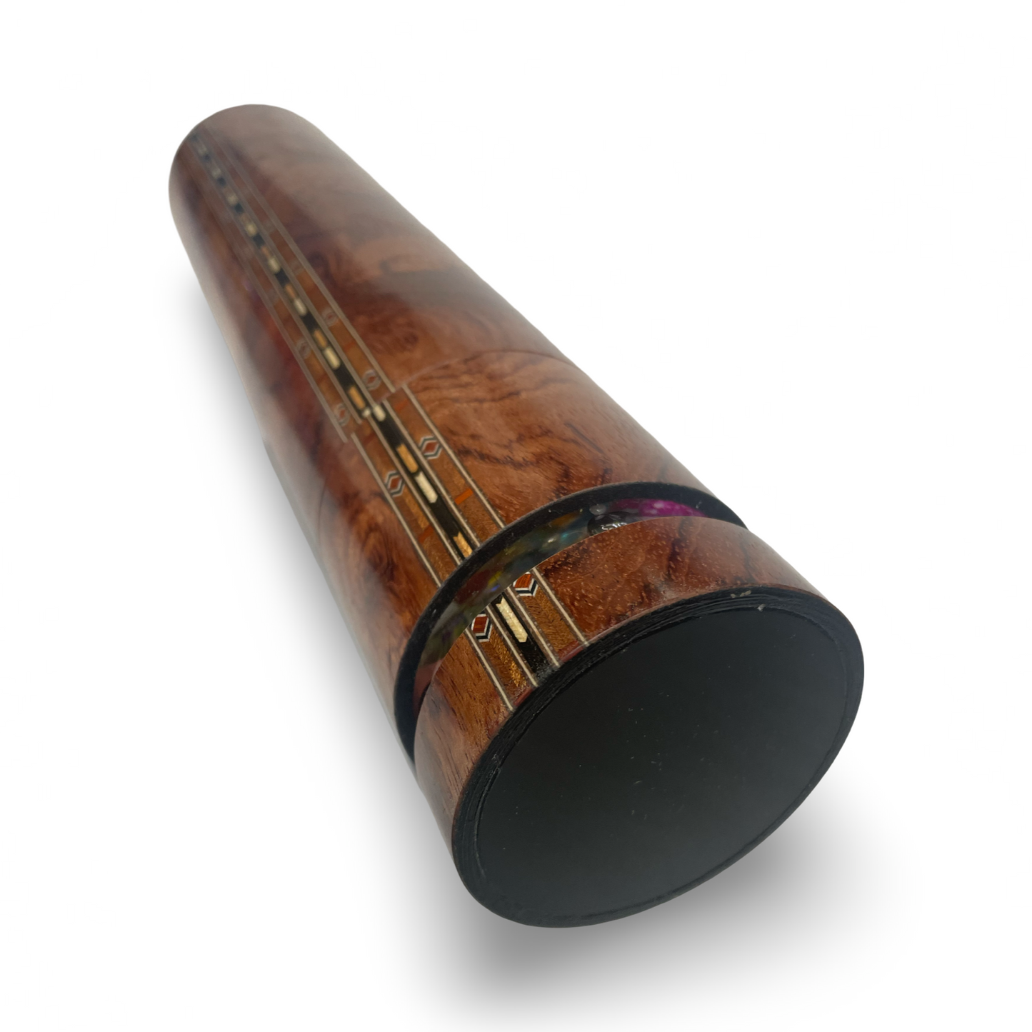 Wooden Kaleidoscope, "Hand Held Sapelli" by Carol and Mark Reynolds.