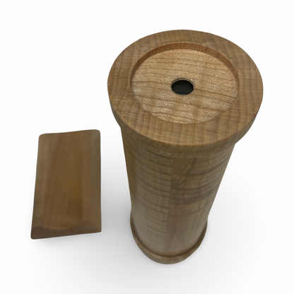 Curly Maple Polorized Kaleidoscope by Earle Mc Neil 3 mirror system new August 2026