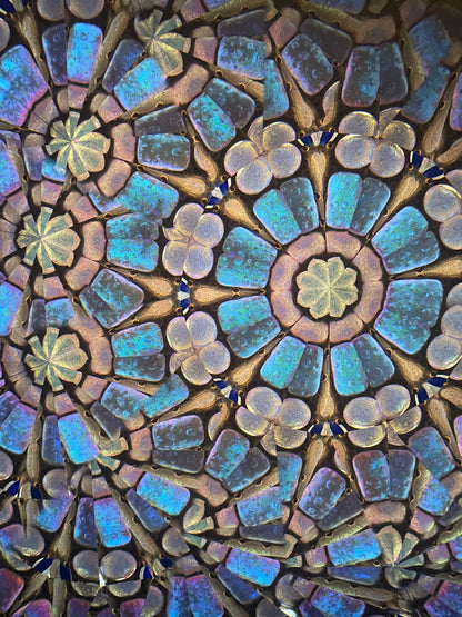 Ultimate Adult Kaleidoscope in Stained Glass "Serendipity #120  By Artist Sue Rioux.