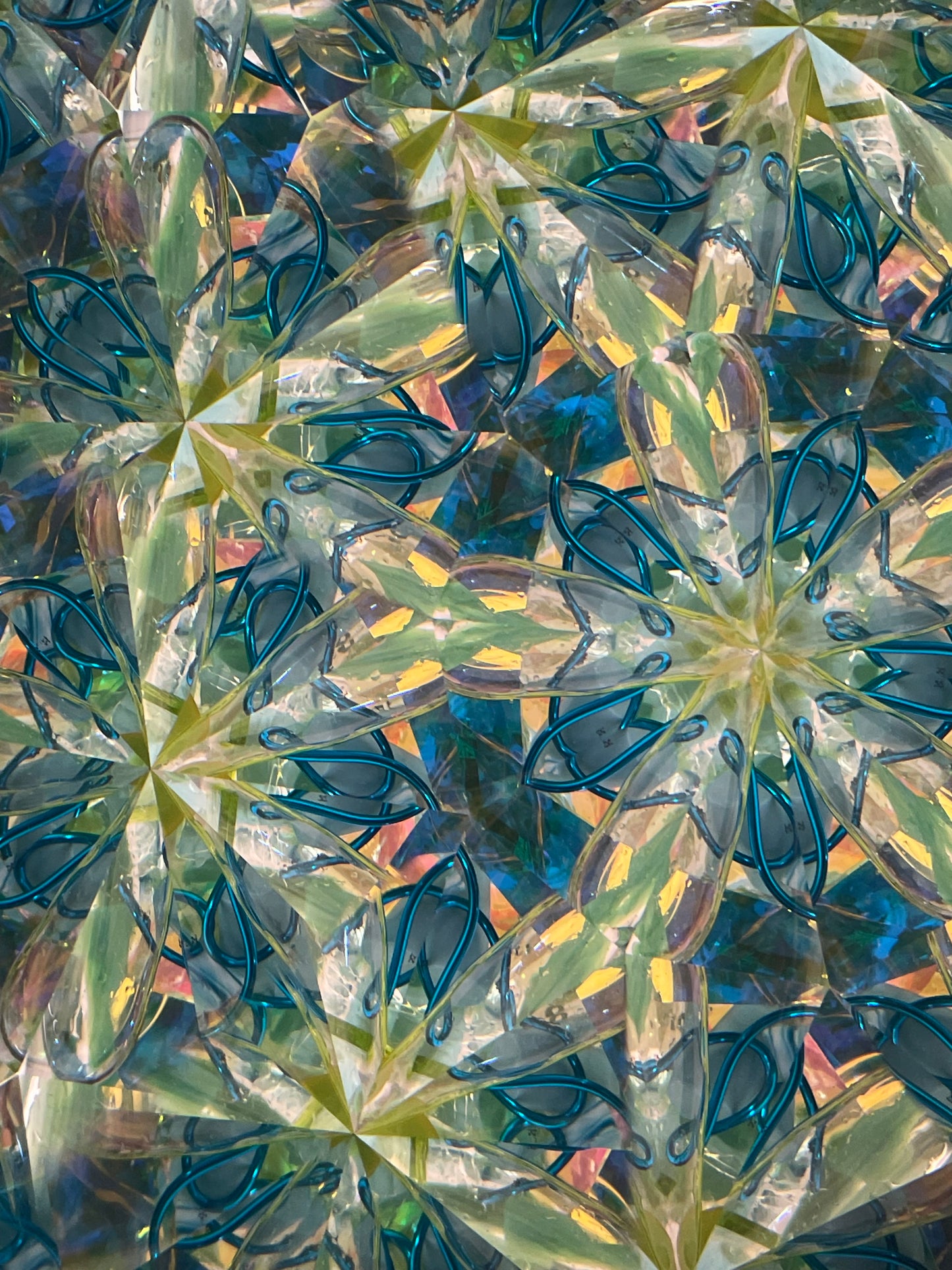 Handmade Stained Glass Kaleidoscopes "Journey # 79" By Sue Rioux.