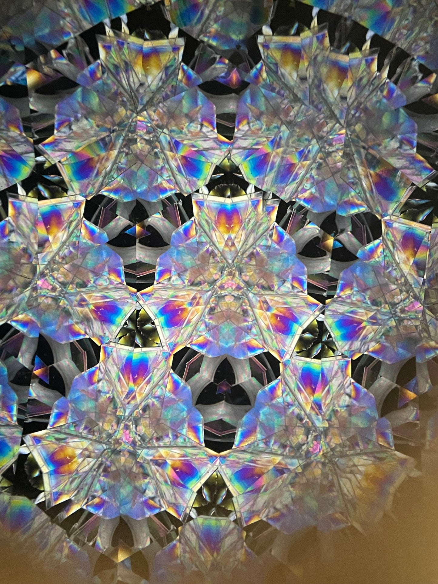 Spalted Maple Polorized Kaleidoscope by Earle Mc Neil 3 mirror system new Feb 2026