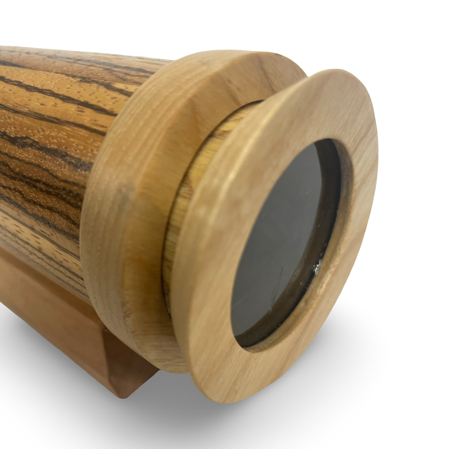 Zebrawood Polorized Kaleidoscope by Earle Mc Neil 3 mirror system new Feb 2026