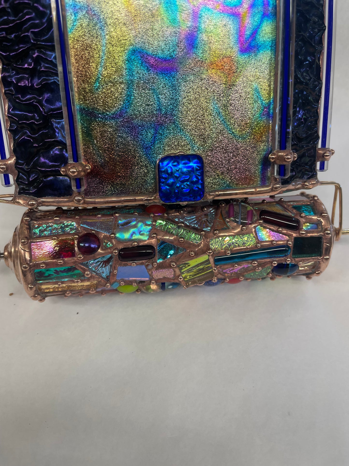 Ultimate Adult Kaleidoscope in Stained Glass "Serendipity #118  By Artist Sue Rioux.