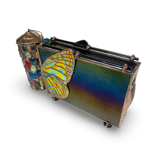 Unique Glass Gifts, Kaleidoscope, "Mariposa" #321 - 2025 By Sue Rioux.