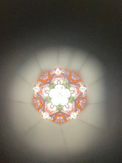 Jerry Beall HG Wells in Bubinga #41Era 1986 Poly Angular Kaleidoscope