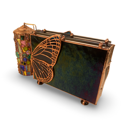 Unique Glass Gifts, Kaleidoscope, "Mariposa" #320 - 2025 By Sue Rioux.