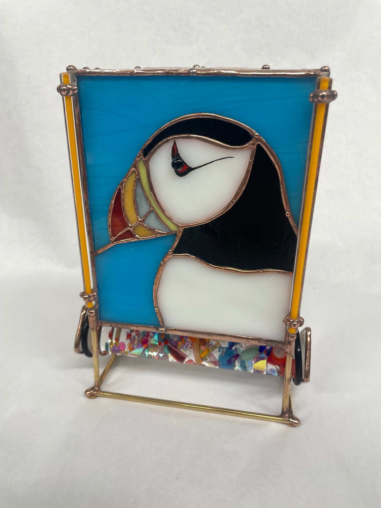 Puffin  Kaleidoscope By Artist Sue Rioux