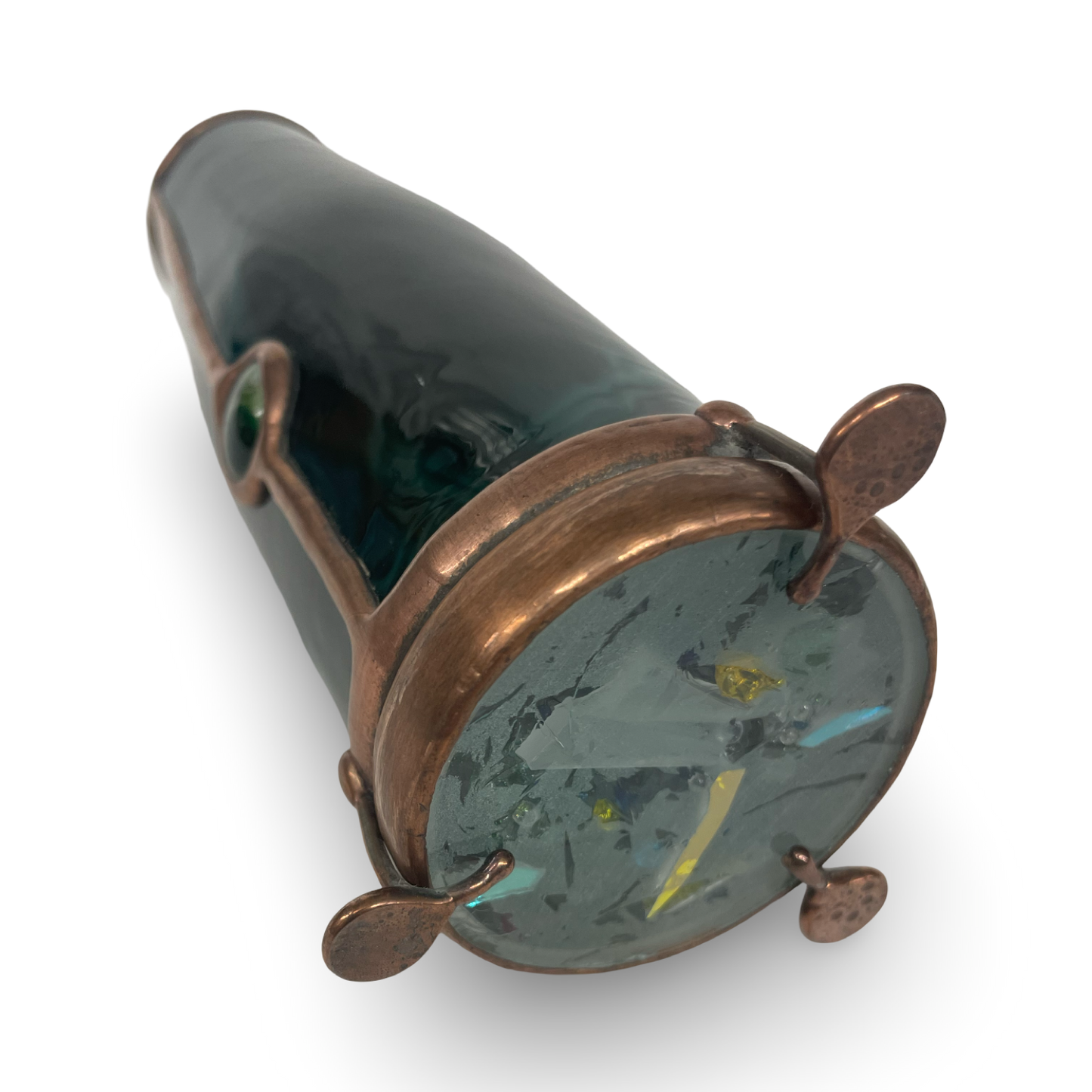 Stained Glass Kaleidoscope "ParaCone II in Green" # 9 of 12 2025 By Charles Karadimos