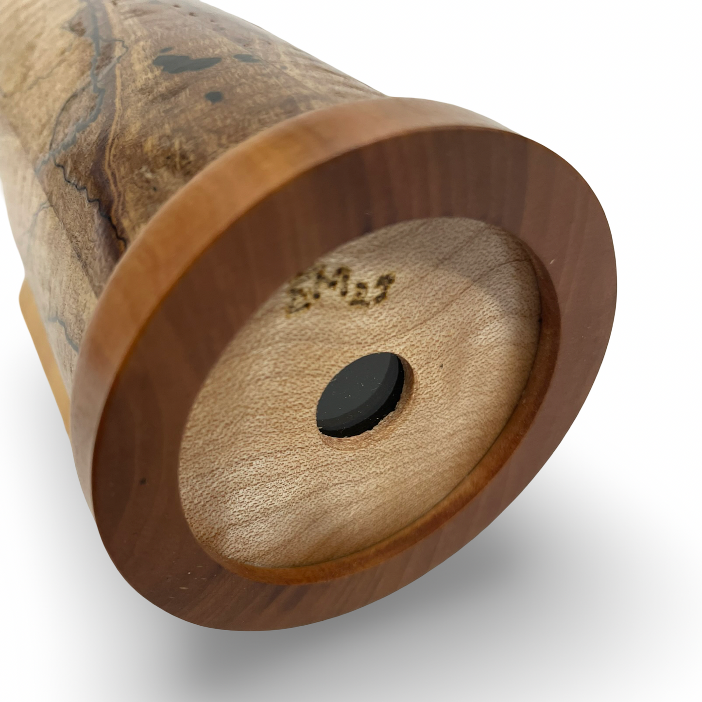 Spalted Maple Polorized Kaleidoscope by Earle Mc Neil 3 mirror system new December 2025