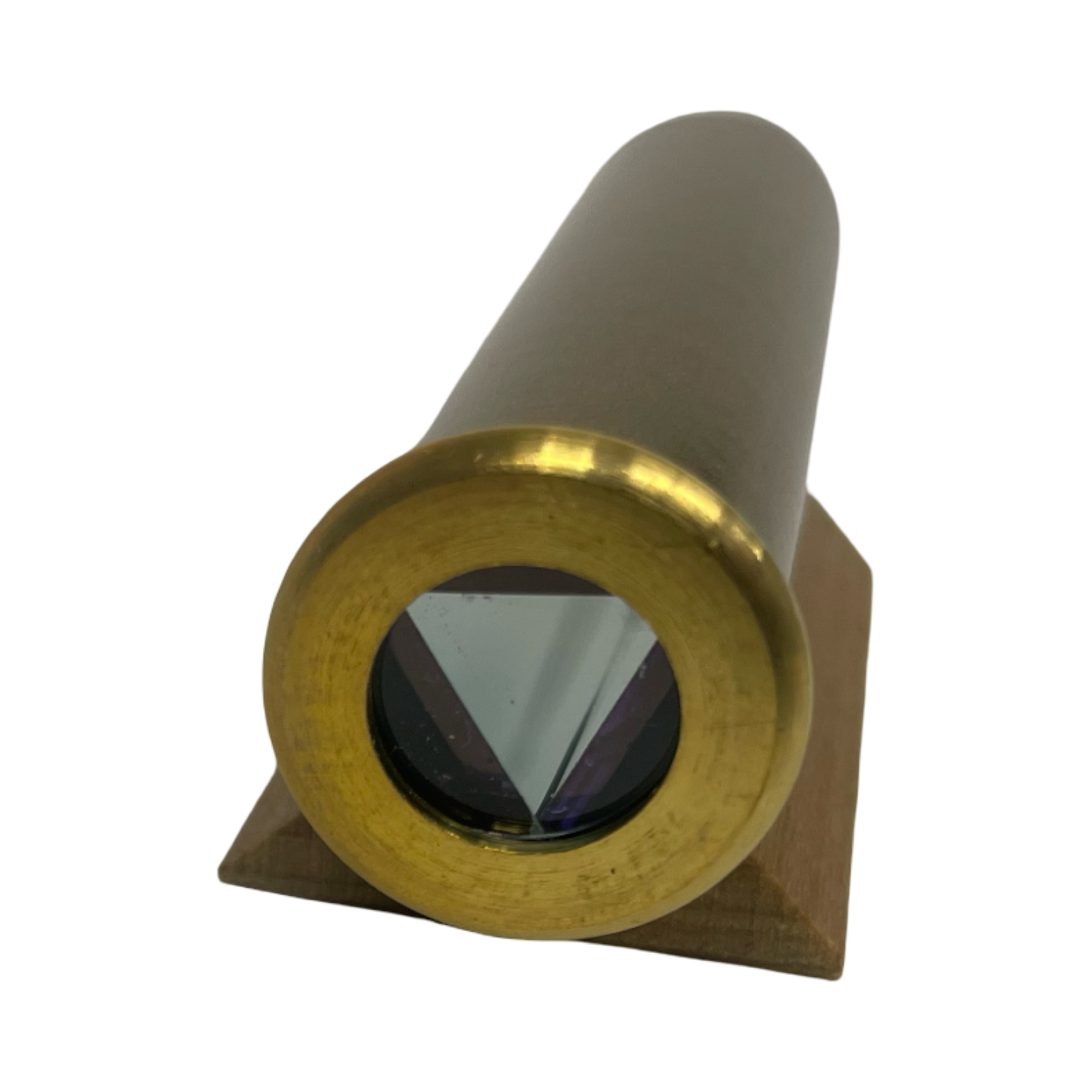 Unique Gifts for Men, Musette Teleidoscope in Brass Tone By David Kalish