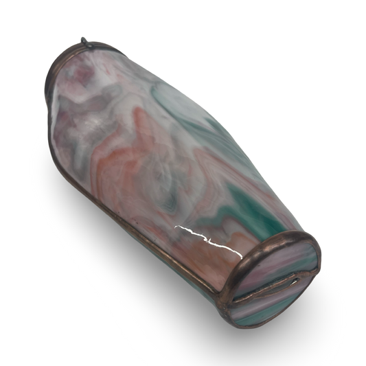 Stained Glass Kaleidoscope "Mandalay in Pastels # 2 of 4 2025 By Charles Karadimos.