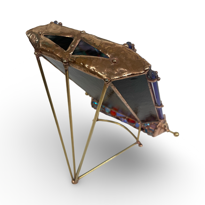 Ultimate Adult Kaleidoscope in Stained Glass "Serendipity #118  By Artist Sue Rioux.