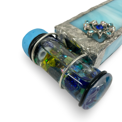 Mini Stained Glass Kaleidoscope By Nancy and Alan Lindenmier