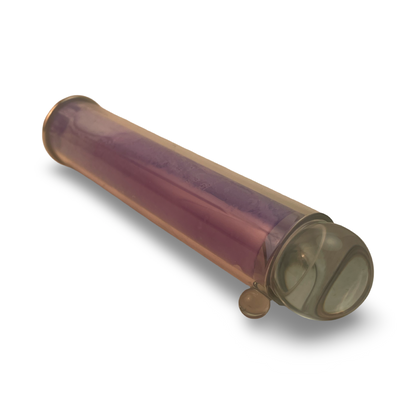 Handmade Glass Kaleidoscope, "Teleidoscope" in Purples by Marc Tickle.