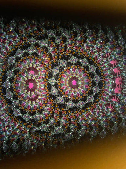 Wooden Kaleidoscope, "Hand Held Sapelli" by Carol and Mark Reynolds.