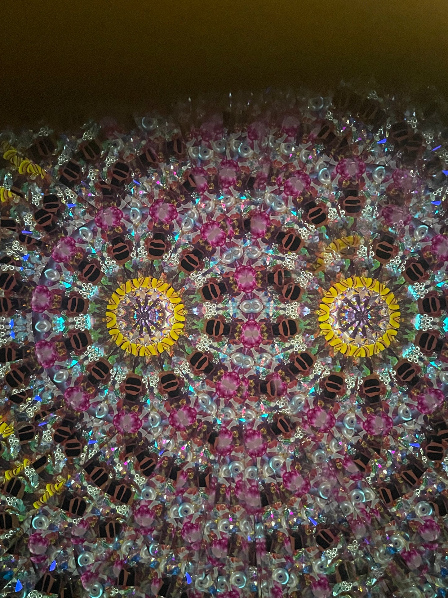 Wooden Kaleidoscope, "Hand Held Sapelli" by Carol and Mark Reynolds.