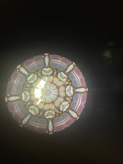 Ultimate Adult Kaleidoscope in Stained Glass "Serendipity #120  By Artist Sue Rioux.