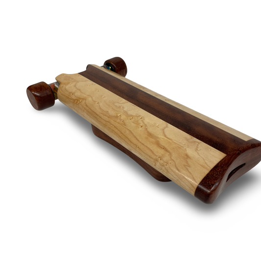 Handmade Wooden Kaleidoscope, " Sparkler In Mixed Woods " Special" By Artist Henry Bergeson.