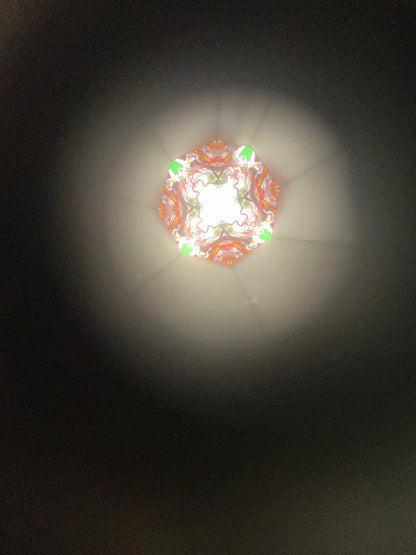 Jerry Beall HG Wells in Bubinga #41Era 1986 Poly Angular Kaleidoscope