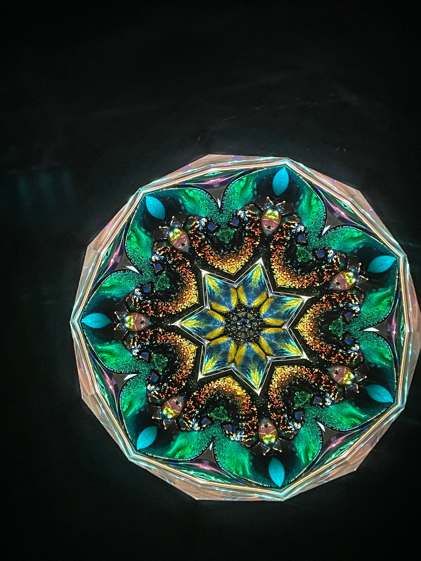 Vintage Kaleidoscope,"L'Etolie ( the Star)" By Artists Luc and Sallie Durette.