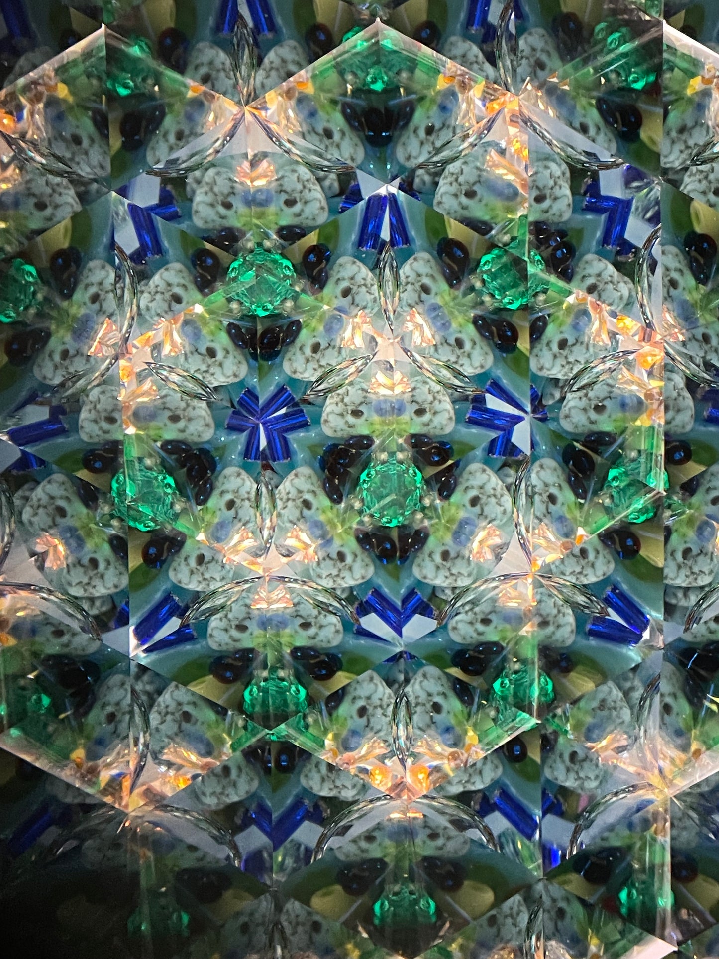 Mini Stained Glass Kaleidoscope By Nancy and Alan Lindenmier