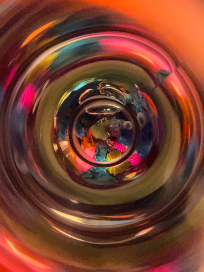 Wedding Kaleidoscope in Brass with Metal Stand By Artist Karl Schilling.