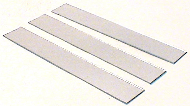 Glass Front Surface Mirror For Kaleidoscopes 6 5/16 inches long x by 1 5/64 inches wide or in decimal x 1 5/64 or (ranging from 1.066" to 1.069") . Set of 3 Strips  main image