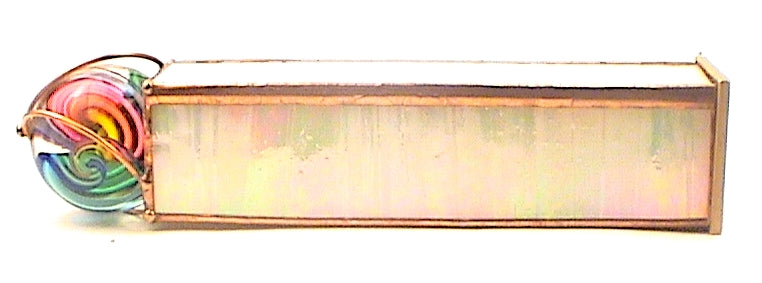 Handcrafted Kaleidoscope, "Marble Scope in White"  By Artisan Sue Rioux. main image