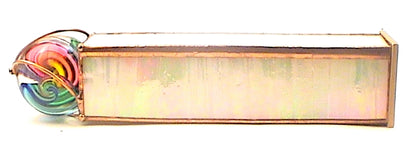 Handcrafted Kaleidoscope, "Marble Scope in White"  By Artisan Sue Rioux. main image