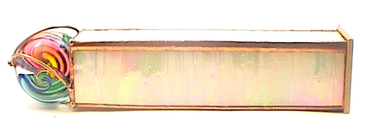 Handcrafted Kaleidoscope, "Marble Scope in White"  By Artisan Sue Rioux. main image