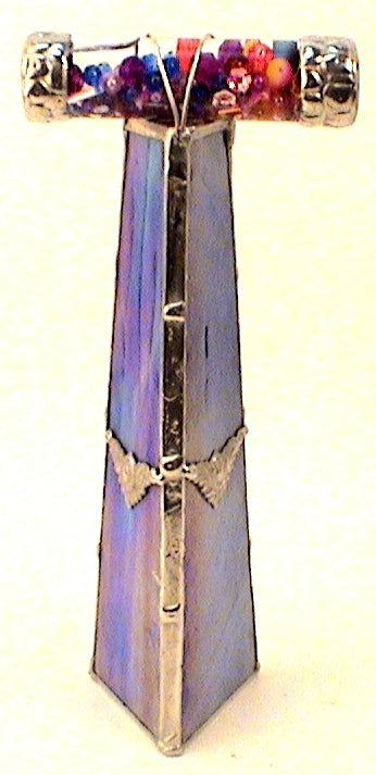 Handmade Stained Glass Kaleidoscopes, " West Wind" By Joanne Jacobs. main image