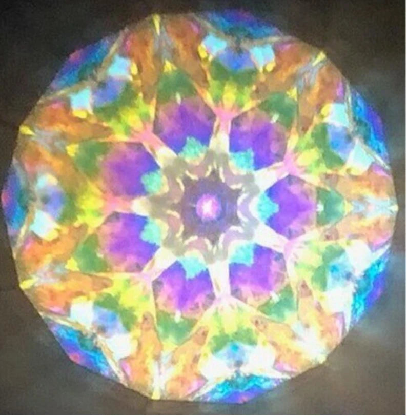 Kaleidoscope Jewelry," Starry Night"  2 mirror in Sterling Silver By Artists Deborah and Kevin Healy.