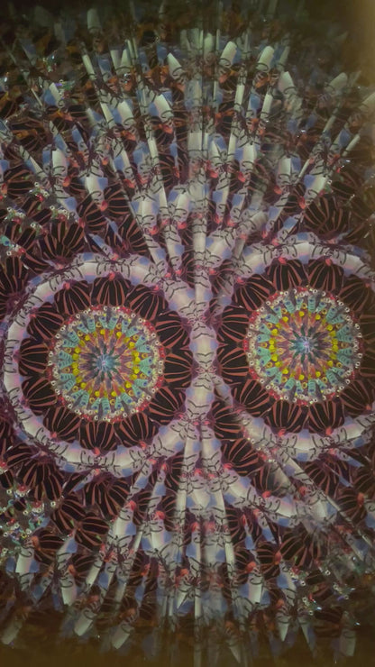 Wooden Kaleidoscope, "Hand Held Sapelli" by Carol and Mark Reynolds.