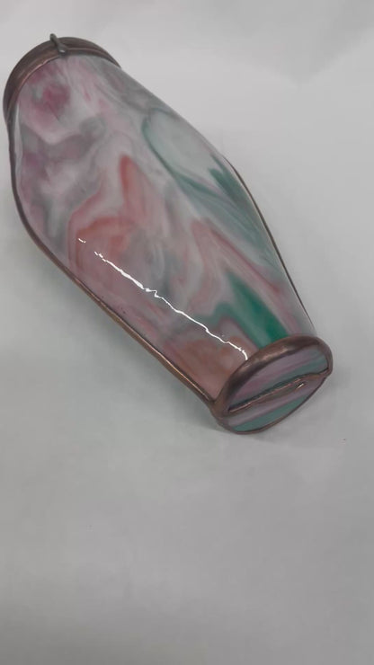 Stained Glass Kaleidoscope "Mandalay in Pastels # 2 of 4 2025 By Charles Karadimos.