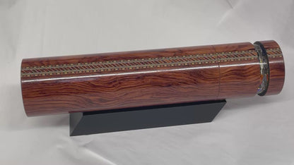 Wooden Kaleidoscope, "Hand Held Sapelli" by Carol and Mark Reynolds.