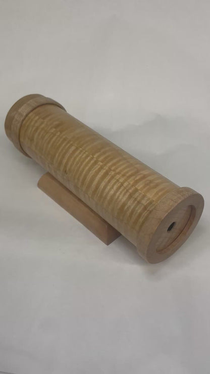 Curly Maple Polorized Kaleidoscope by Earle Mc Neil 3 mirror system new August 2026