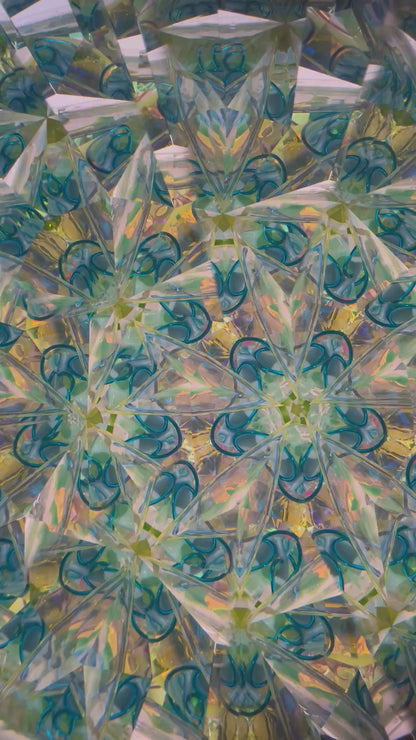 Handmade Stained Glass Kaleidoscopes "Journey # 79" By Sue Rioux.