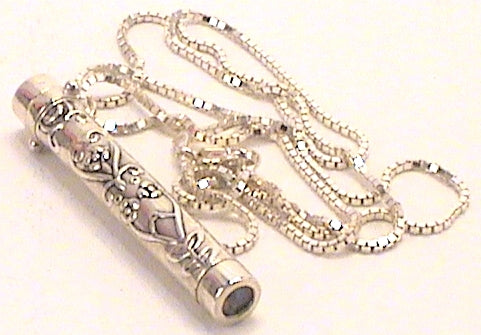 Hearts and Flowers Sterling Silver Kaleidoscope Necklace by Kevin and Deborah Healy main image