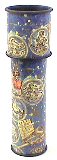 Toy Kaleidoscope "Old World Astrology in Blue" By Toysmith. main image