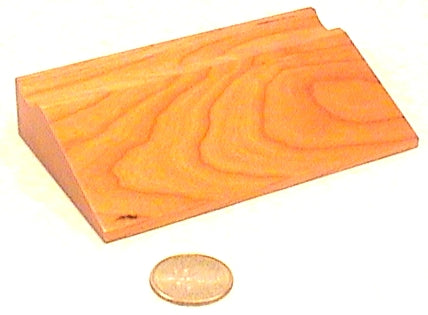 Wooden Base For Kaleidoscopes Medium Slant Base 4  1/2 inches long Cherry Wood main image