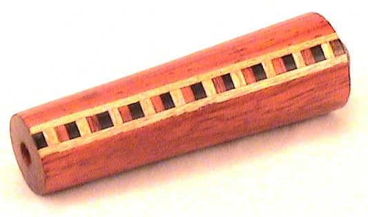 Padauk Inlaid Wood Mini Teleidoscope 2.75" by N & J Enterprises main image