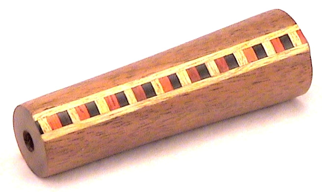 Walnut Inlaid Wood Mini Teleidoscope 2.75"  Handcrafted by N & J Enterprises main image
